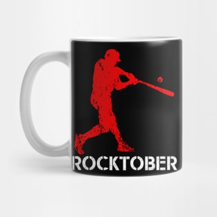 Rocktober Baseball Tee Mug